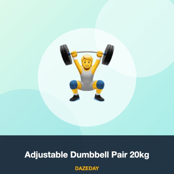 Adjustable Dumbbell Pair 20kg