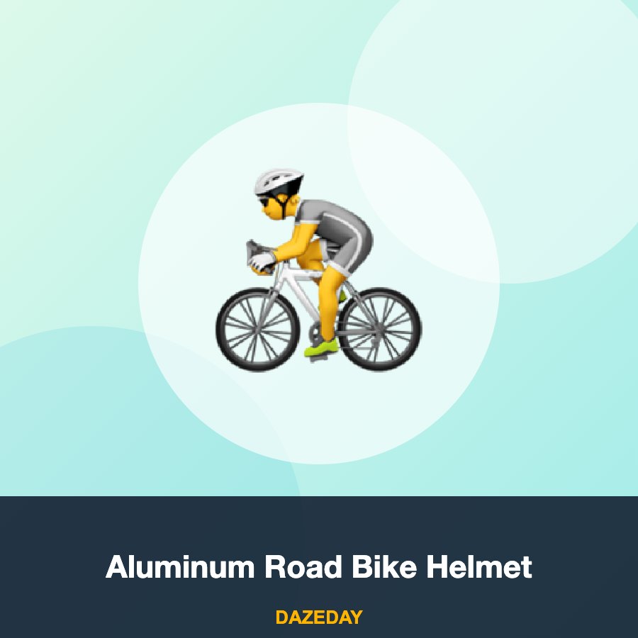 Aluminum Road Bike Helmet