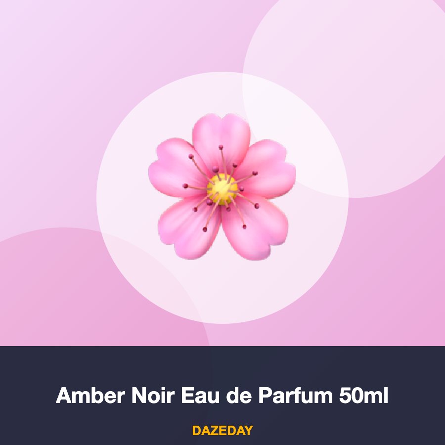 Amber Noir Eau de Parfum 50ml