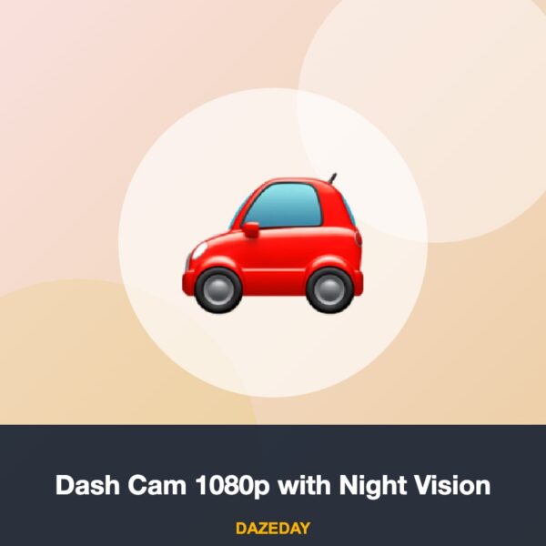 Dash Cam 1080p with Night Vision