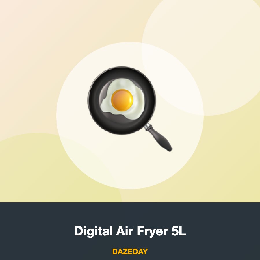 Digital Air Fryer 5L