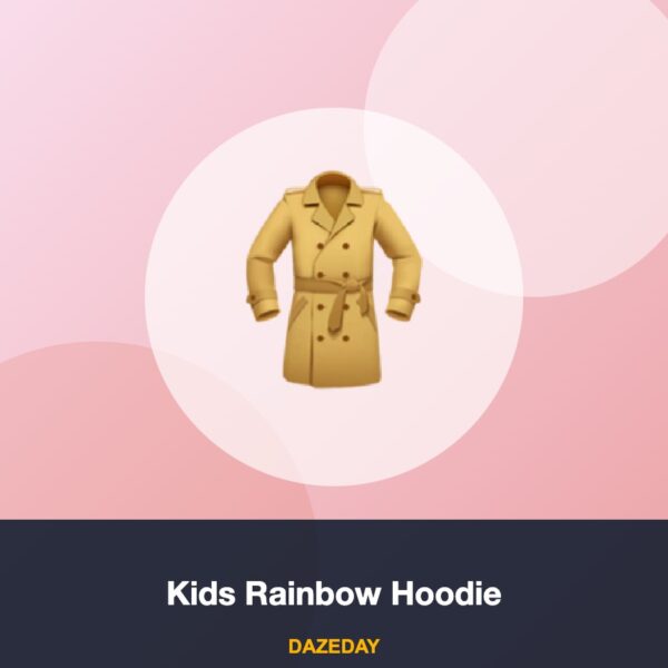 Kids Rainbow Hoodie