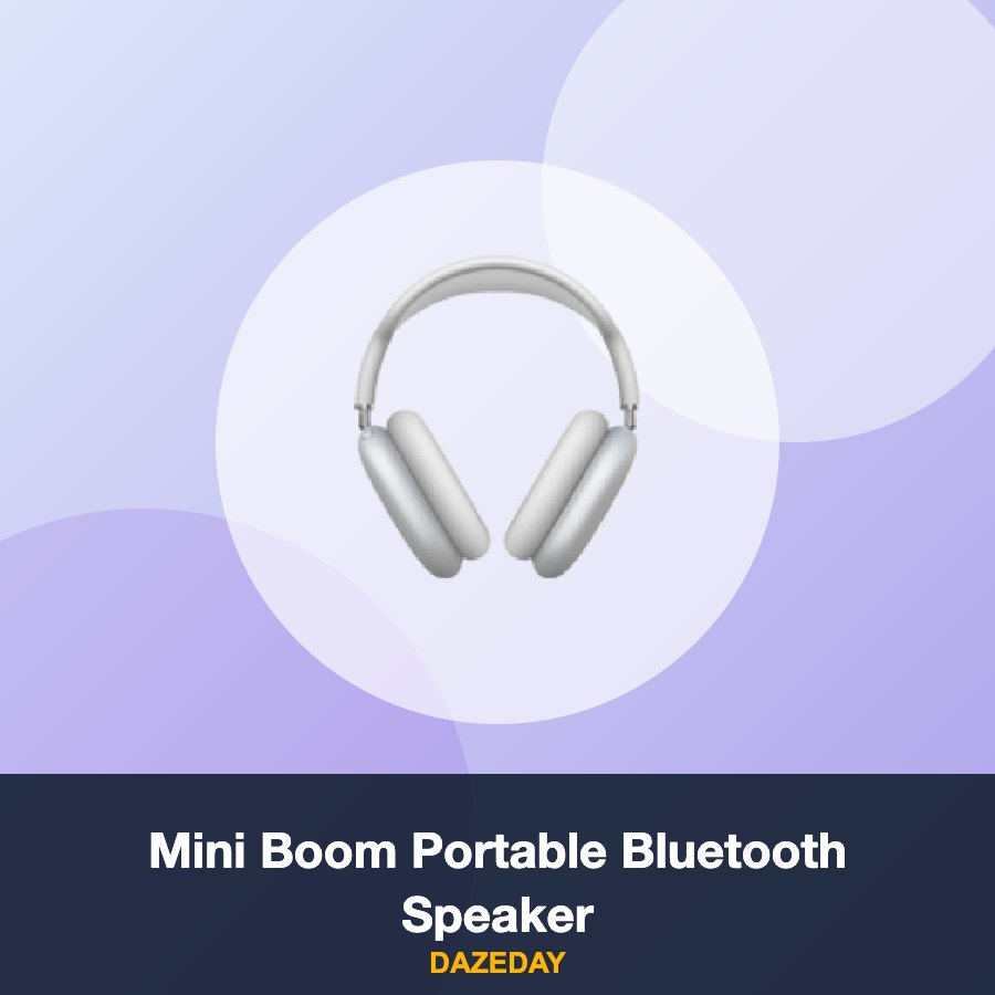 Mini Boom Portable Bluetooth Speaker
