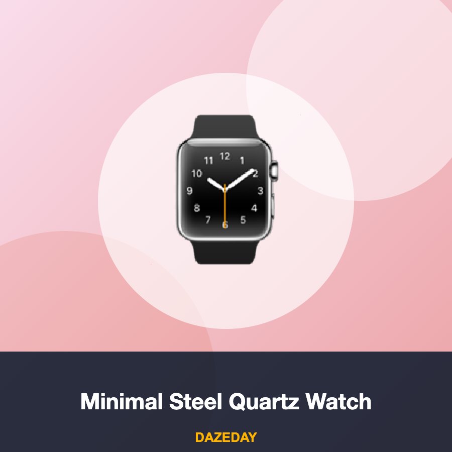 Minimal Steel Quartz Watch
