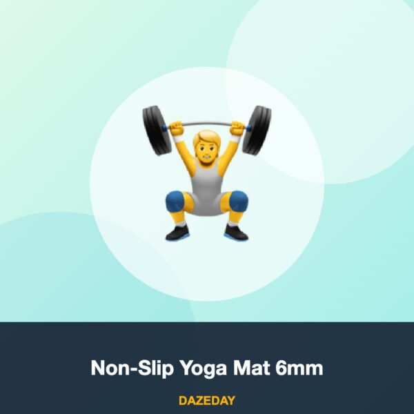 Non-Slip Yoga Mat 6mm