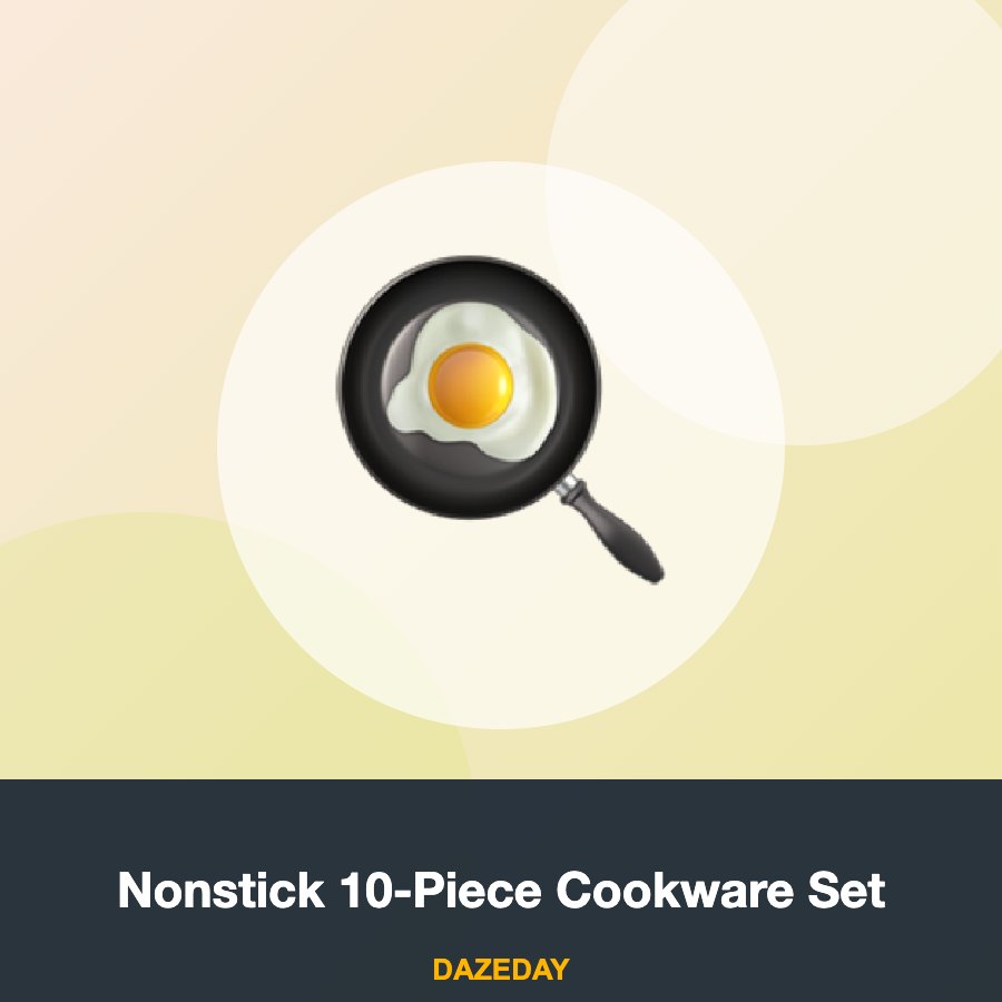 Nonstick 10-Piece Cookware Set