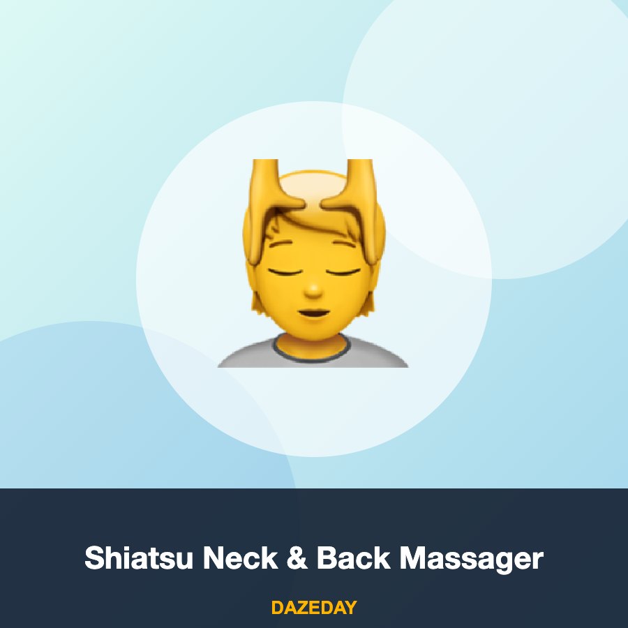 Shiatsu Neck & Back Massager